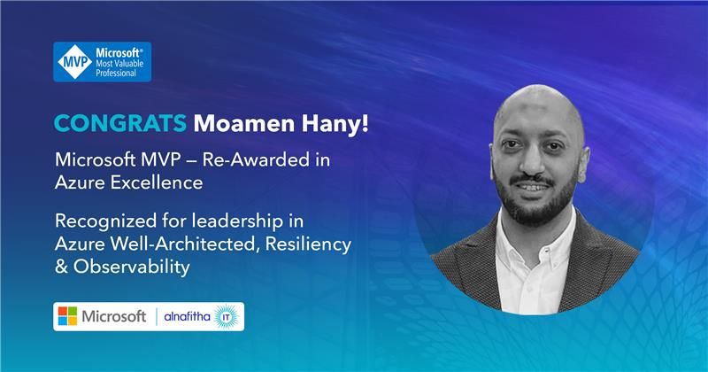 Moamen Hany awarded Microsoft MVP for Azure Excellence
