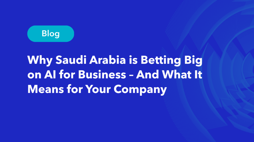 AI for business transformation in Saudi Arabia blog featured image