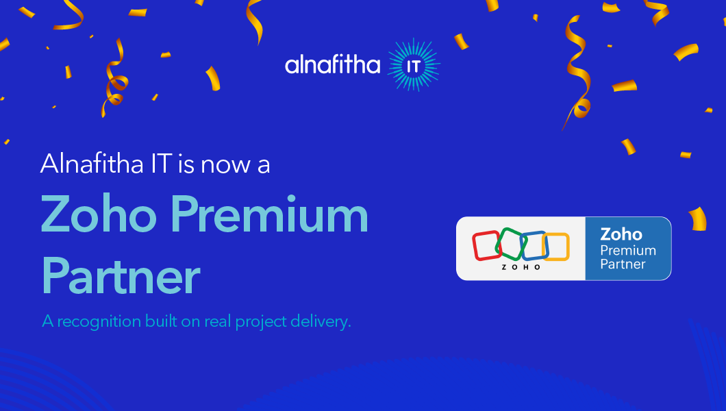 Alnafitha IT achieves Zoho Premium Partner status badge